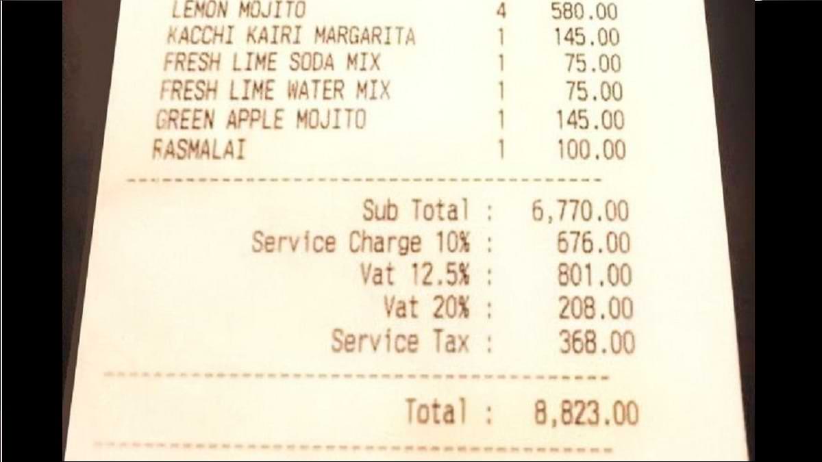 Service Charge in Restaurant Centre to issue framework to check